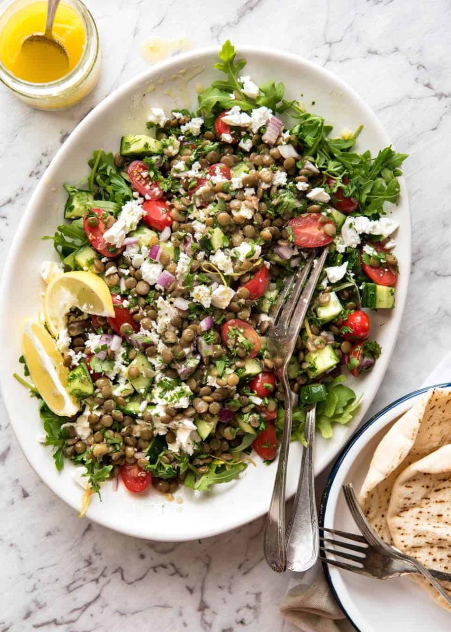 Sexy Lentil Salad | RecipeTin Eats