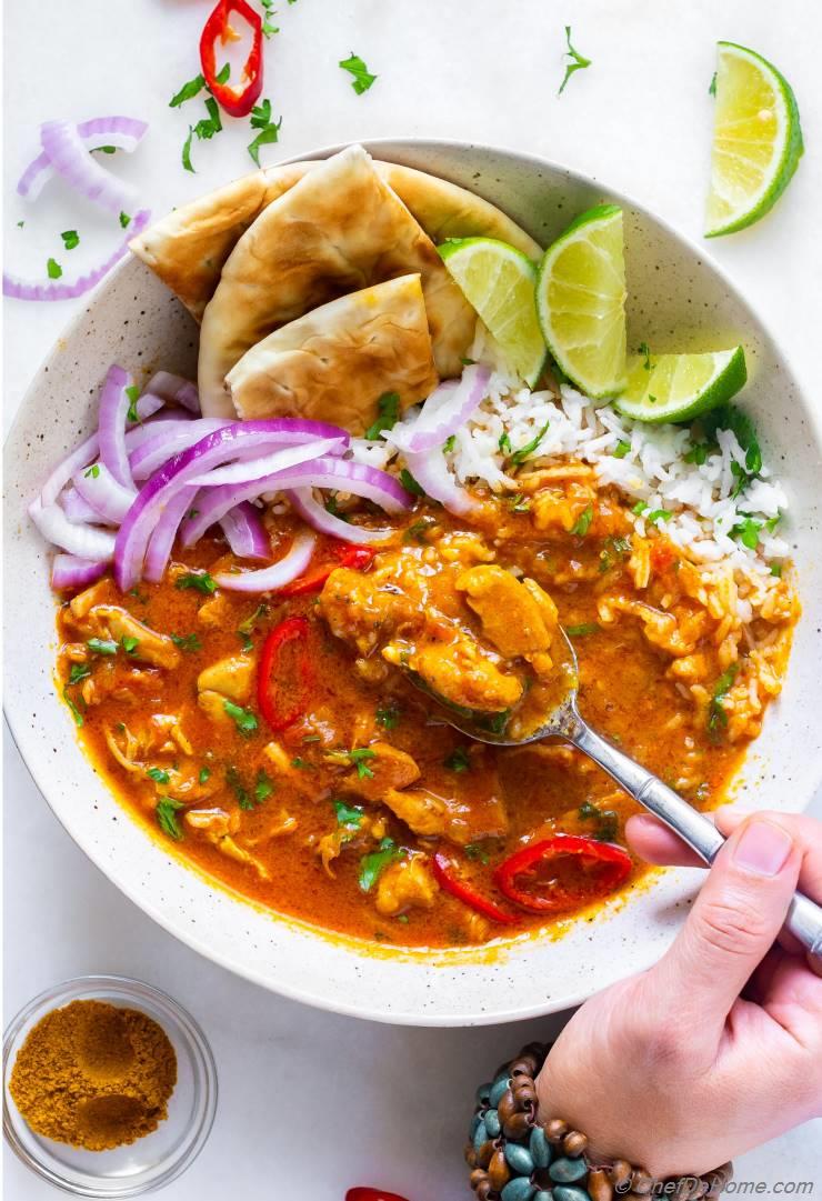 Coconut Curry Chicken Recipe | ChefDeHome.com