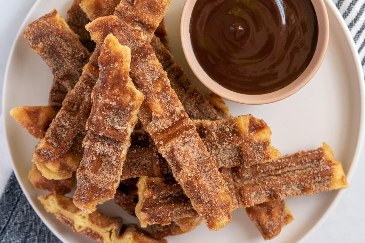 Churro Waffles Recipe (Chewy & Crispy) | Kitchn