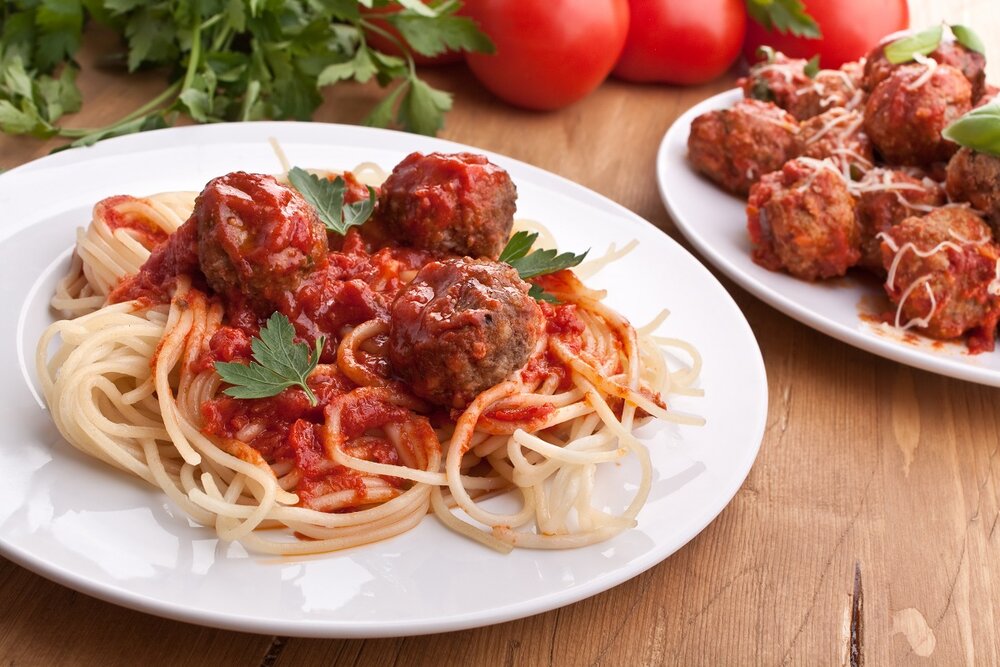 Johnny Macaroni's Famous Meatballs in Tomato Sauce — Johnny Macaroni's